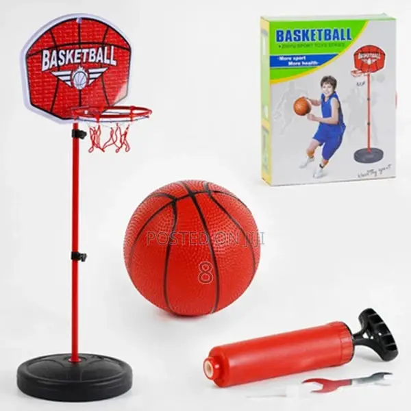 Complete Basketball Kit for Kids With Pump and Ball
