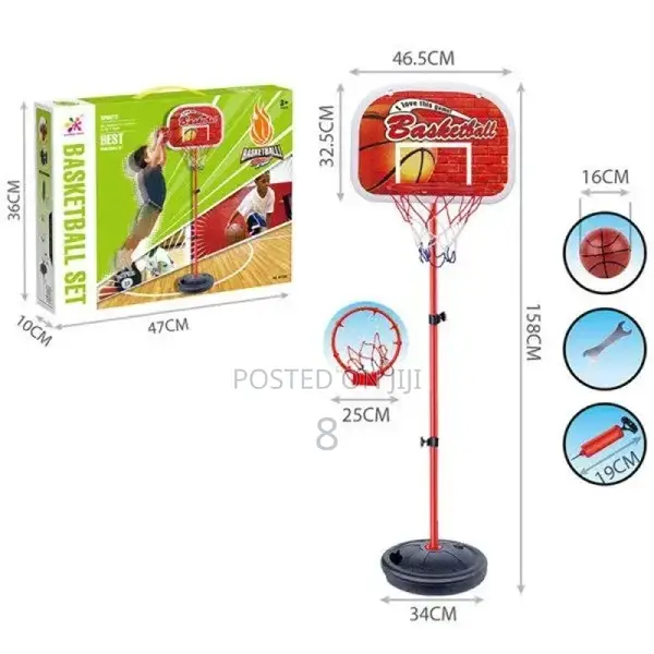 Complete Basketball Kit for Kids With Pump and Ball