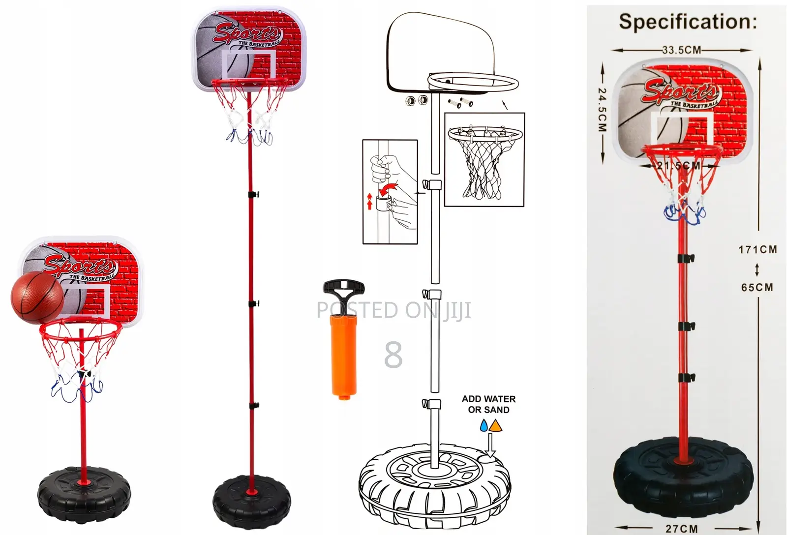 Basketball Stand Toy for Boys Girls