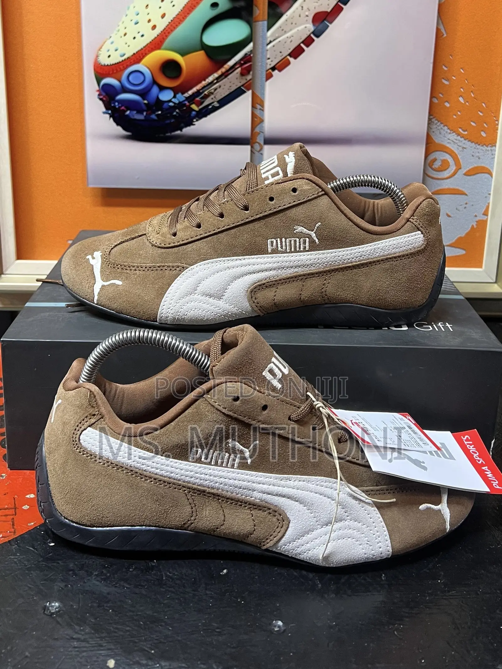 Puma Speedcat White Brown Sizes:38-45