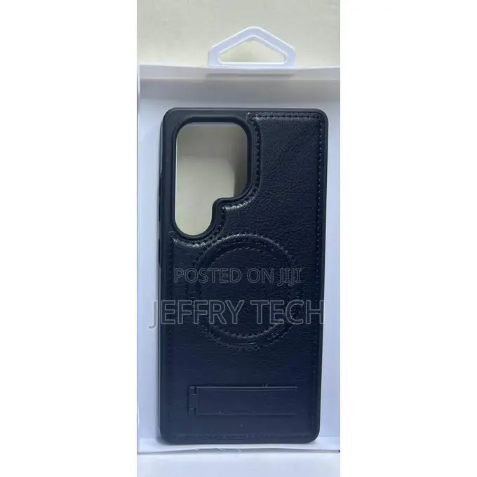 Leather Case With Magsafe Attraction for Samsung S24 Ultra –