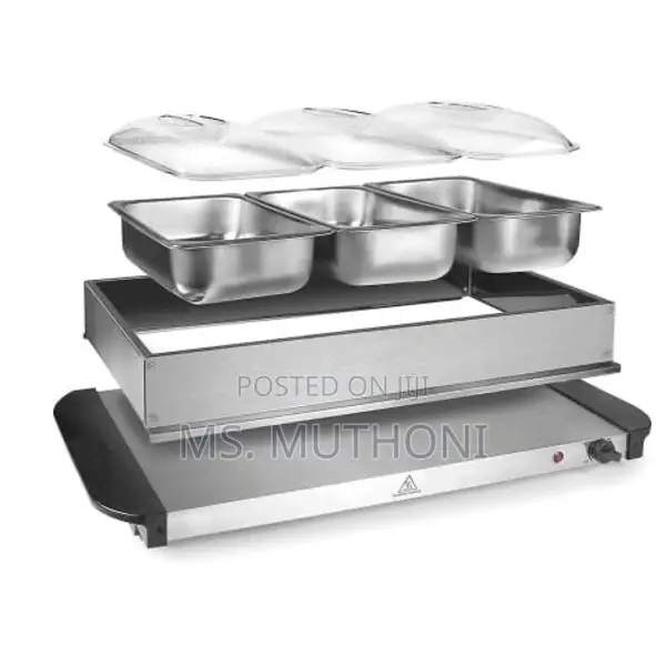 *2 in 1 Triple Electric Chaffing Dish