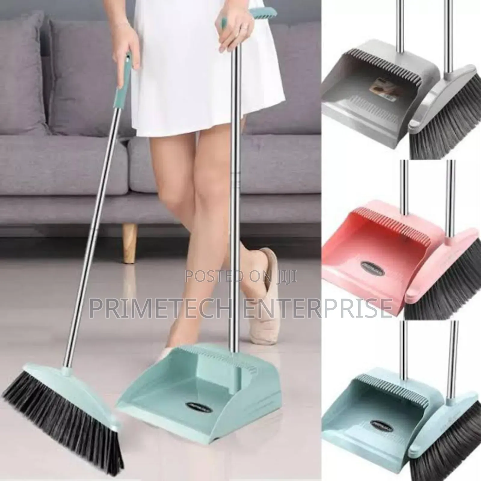 2 in 1 Flexible Broom and Dustpan
