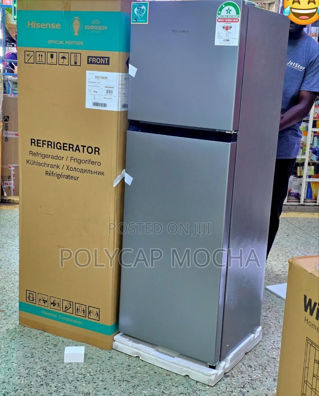 Hisense 154l Ref154dr Double Door Refrigerator – Silver