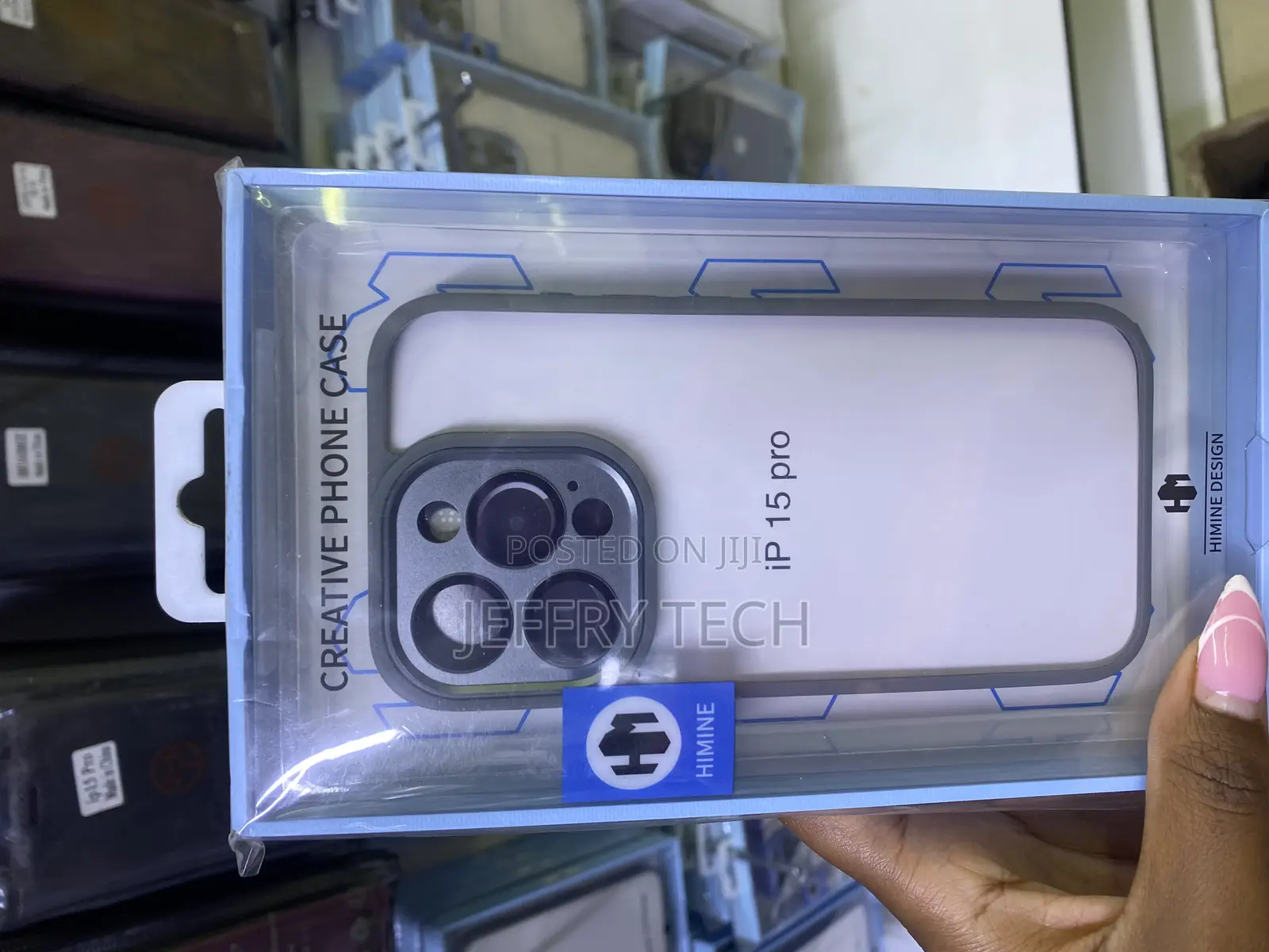 Humine iPhone 15 Pro Bumper Case With Camera Protection
