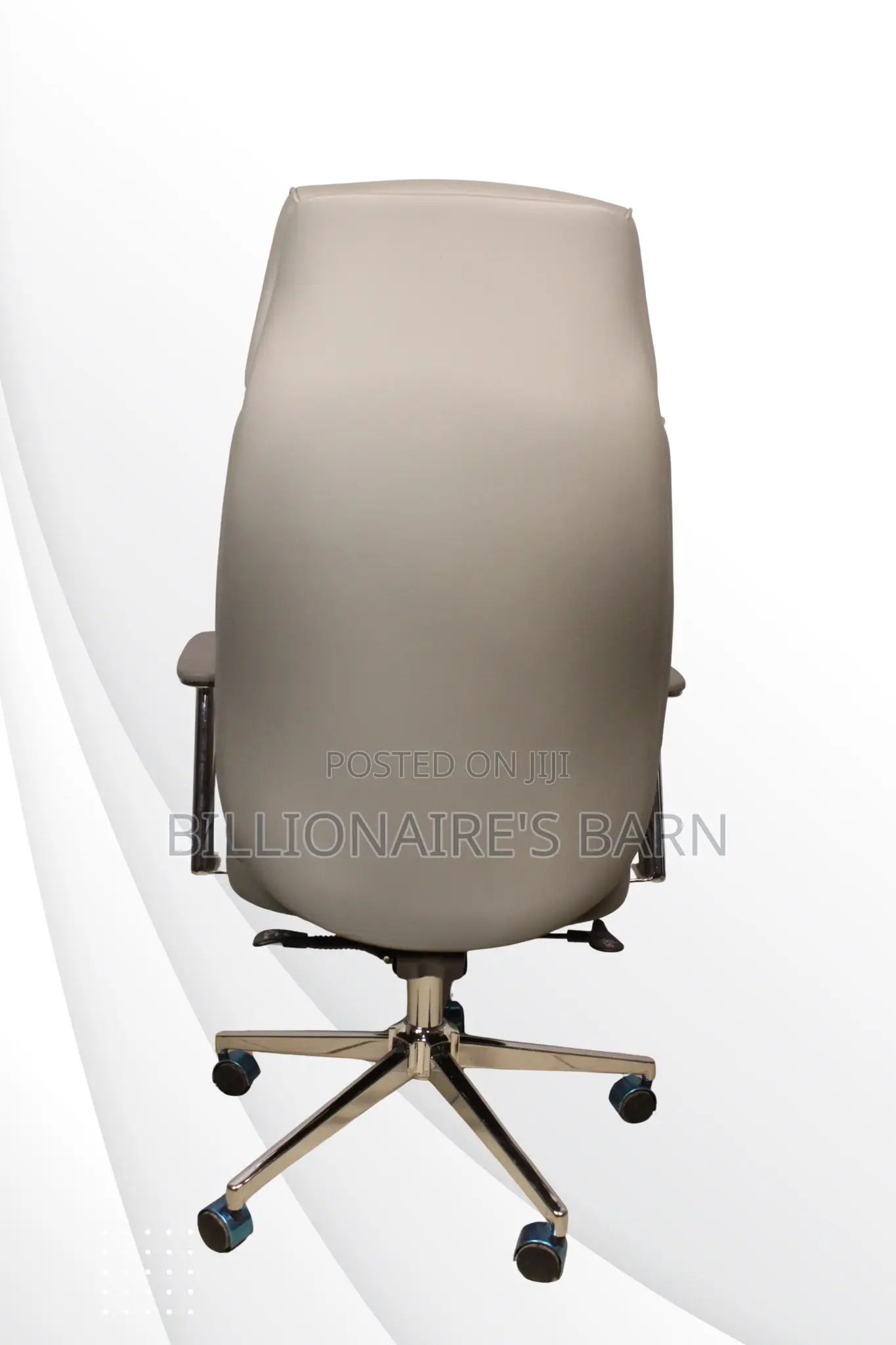 Office Chair ; Gray Executive Office Lounger Chair