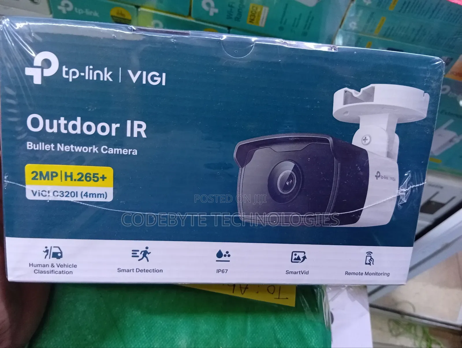 Vigi C320i 4mm 2mp Ir Bullet Outdoor Network Camera Tp-Link