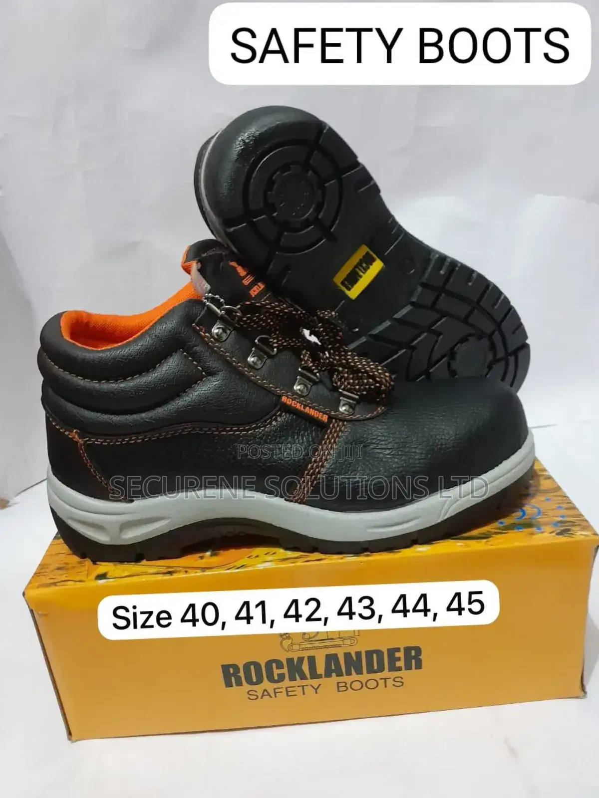 Pair of Rocklander Industrial Safety Boots.