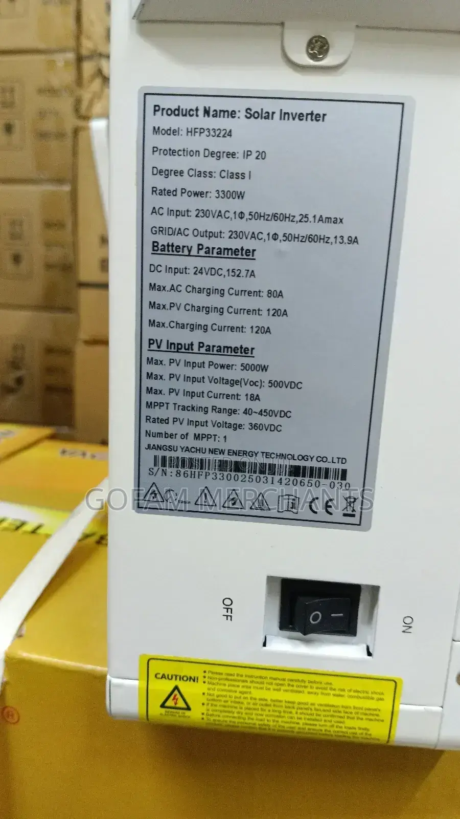 3.3 Hybrid Yachu Inverter