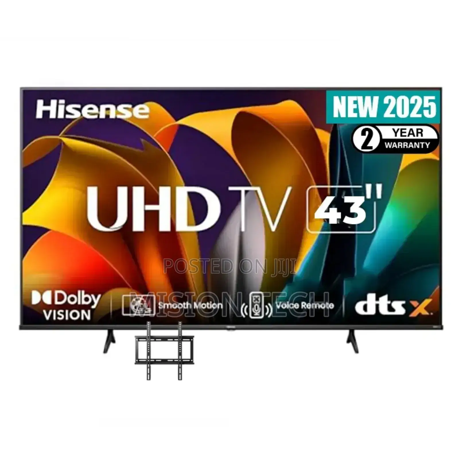 Hisense 43′′ Inch Uhd Frameless Smart Tv 43a6nken