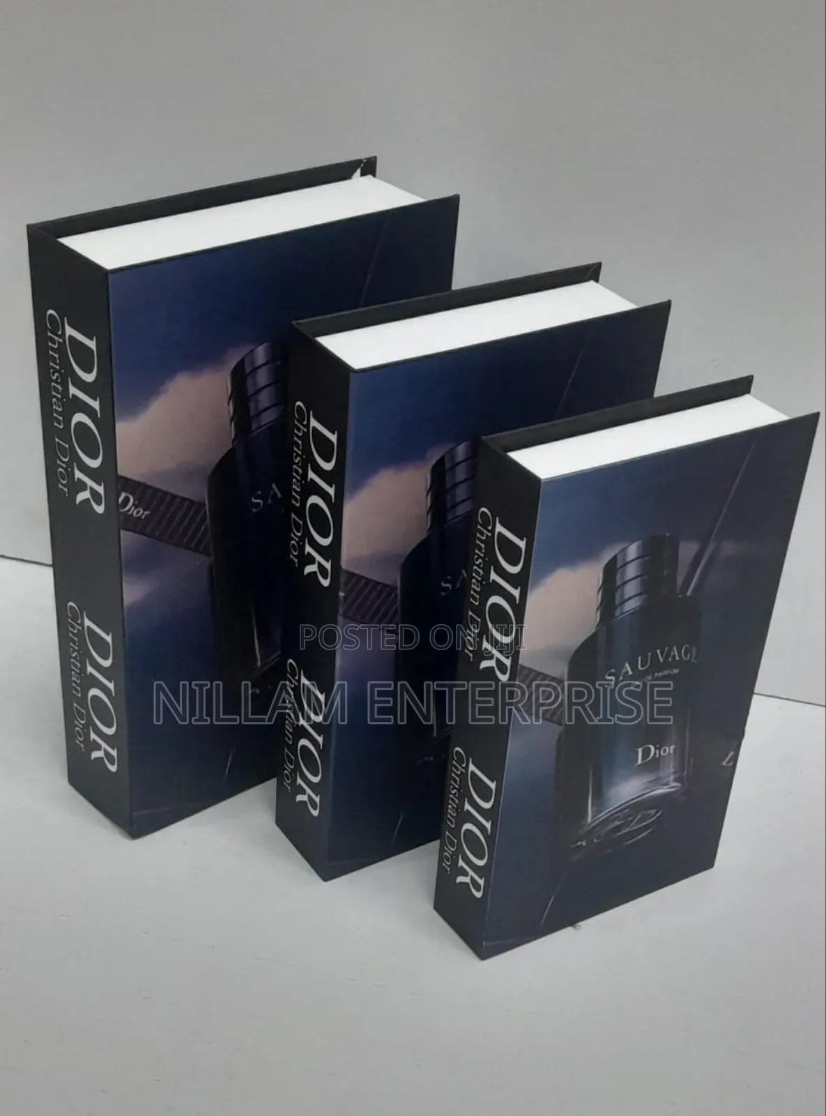 3in1 Decorative Storage Boxes/Vintage Designer Books
