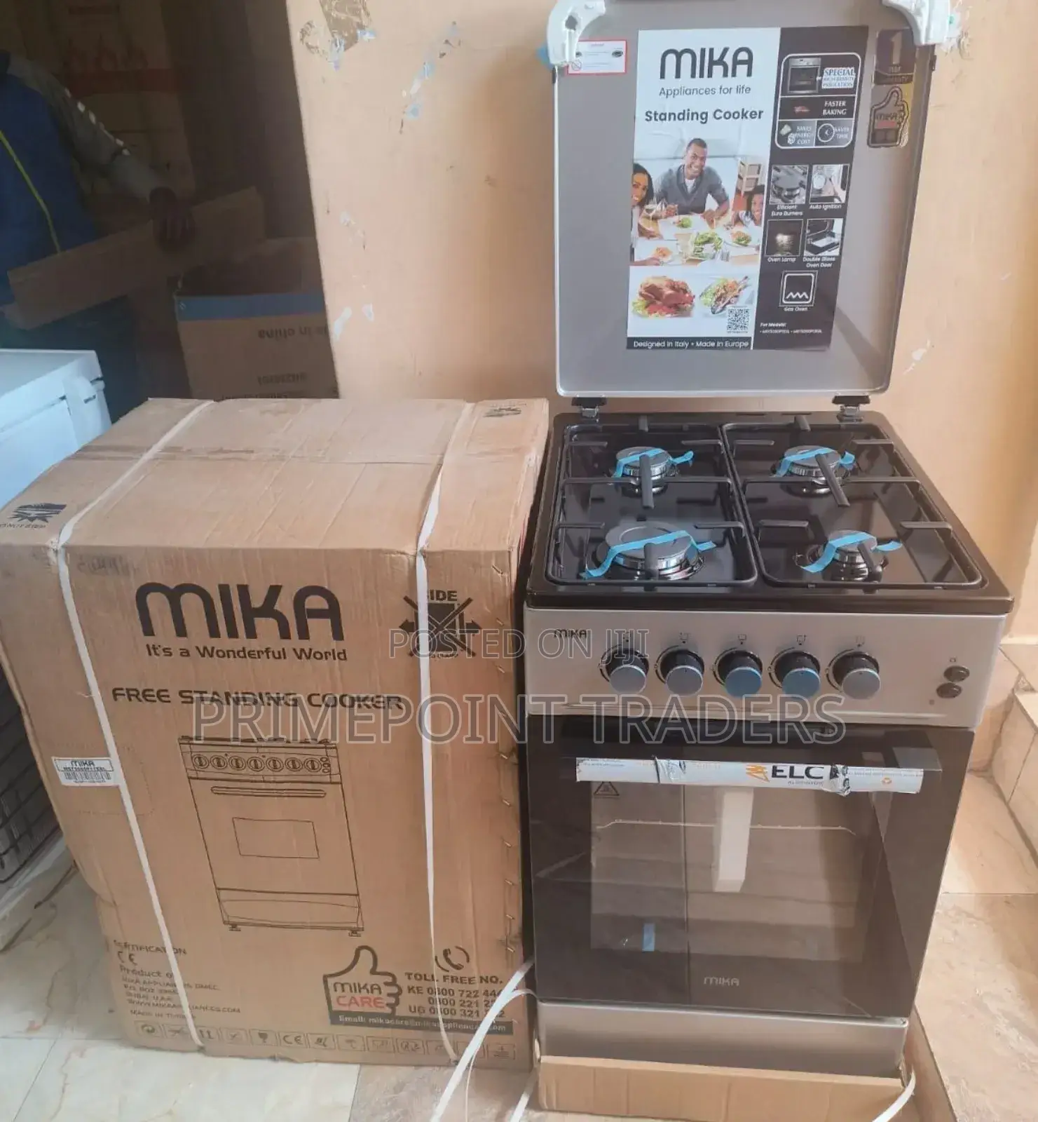 Mika Full All Gas Free Standing Gas Cooker✓