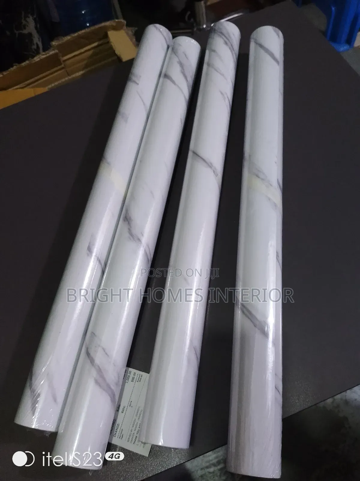 Pure White Marble Contact Paper Now in Stock