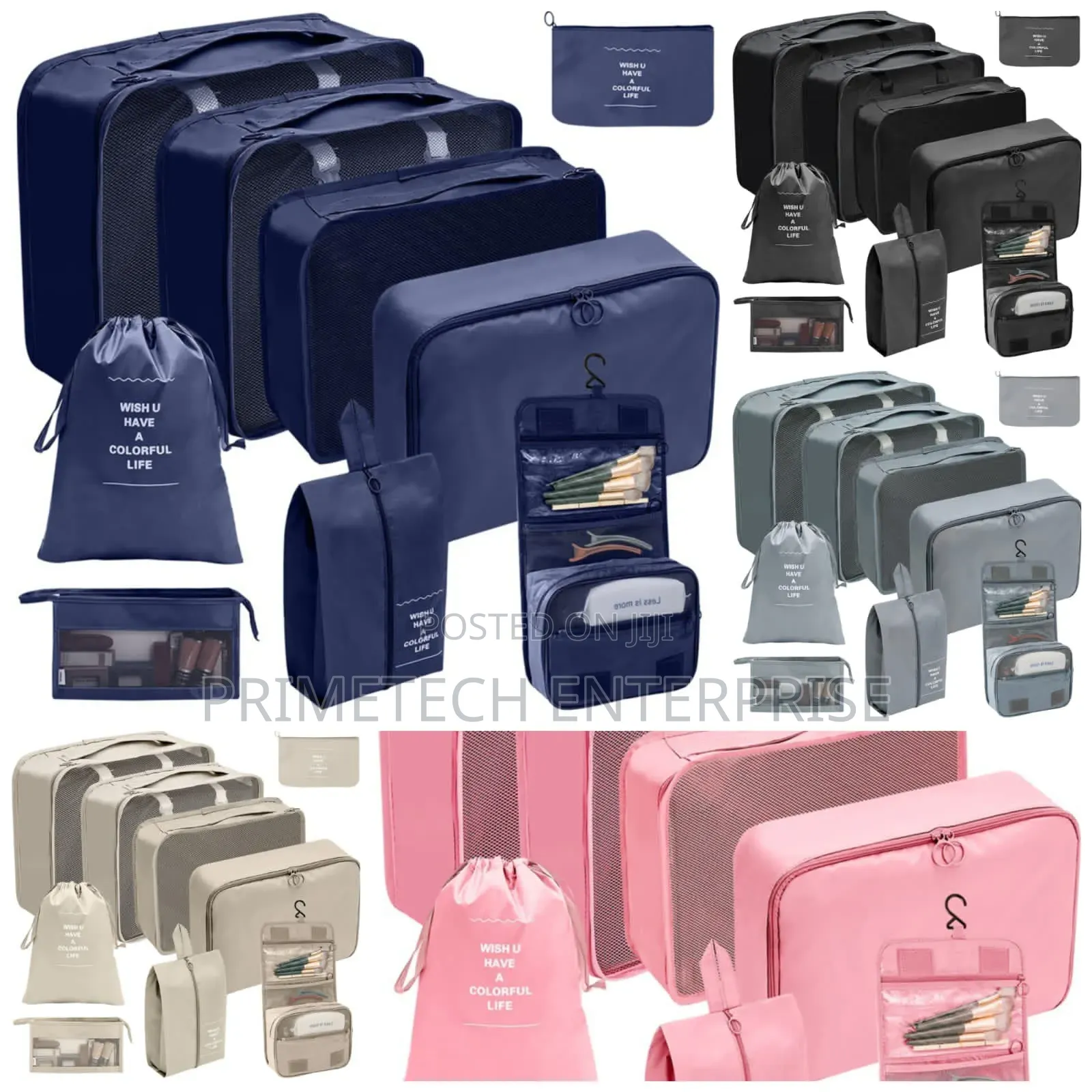 9pcs Luggage Travel Organizer