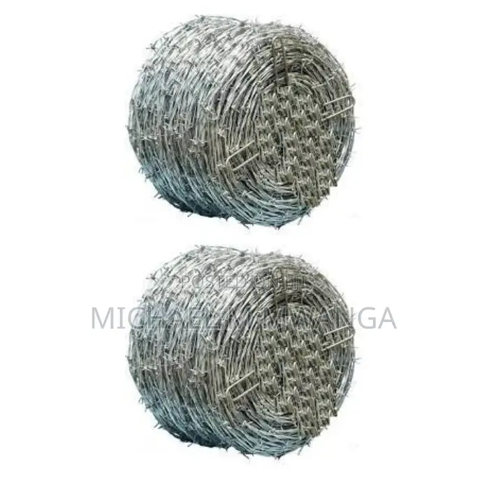 Galvanized Low-Carbon Steel Barbed Wire (610 Meters)