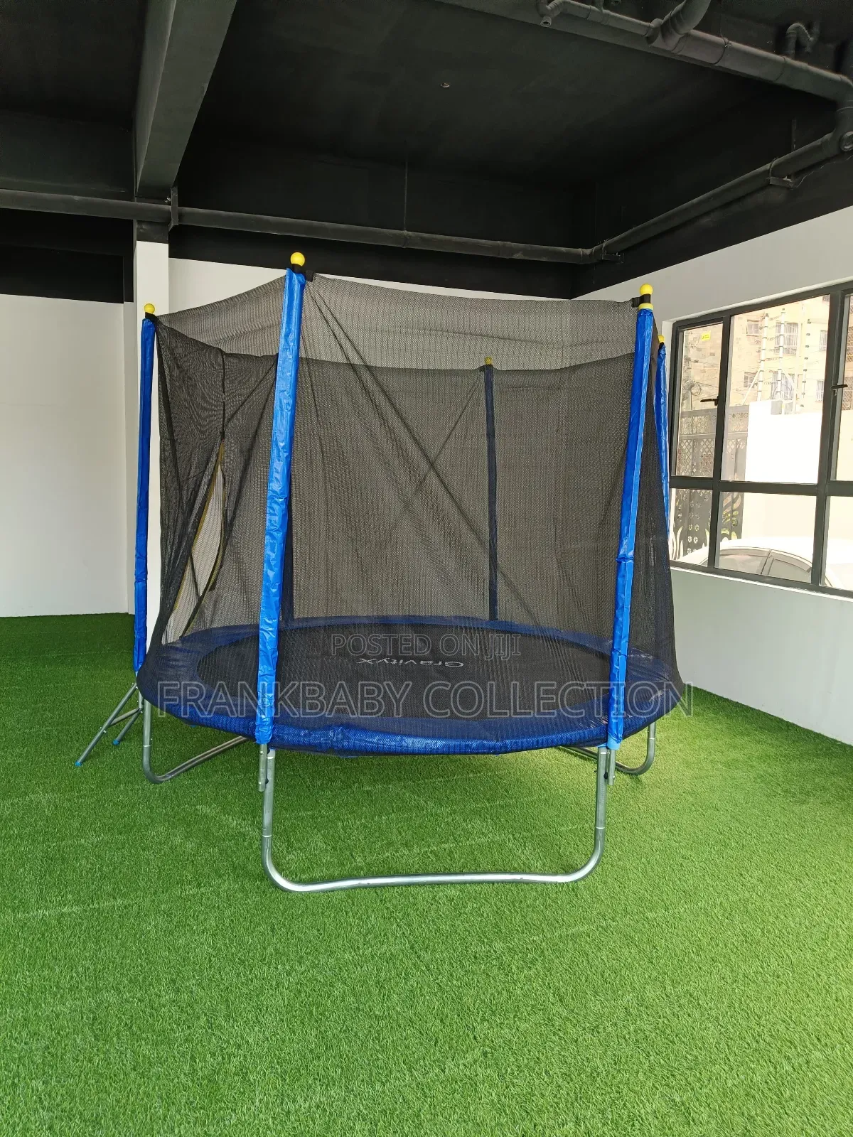 Trampoline With Safety Enclosure