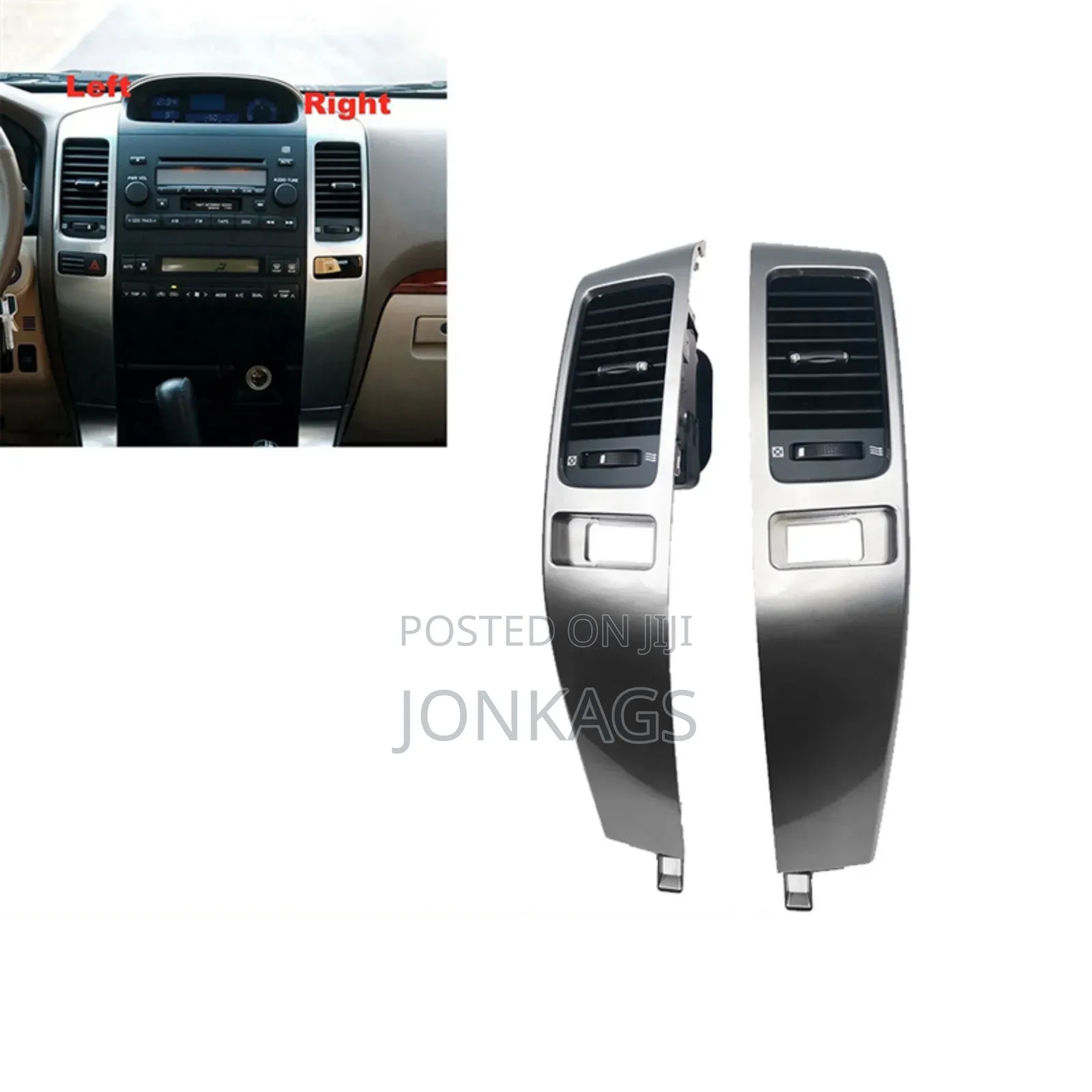 Lc120 2003-2009 Lexus Gx470 2003-2009 Ac Covers + Vent