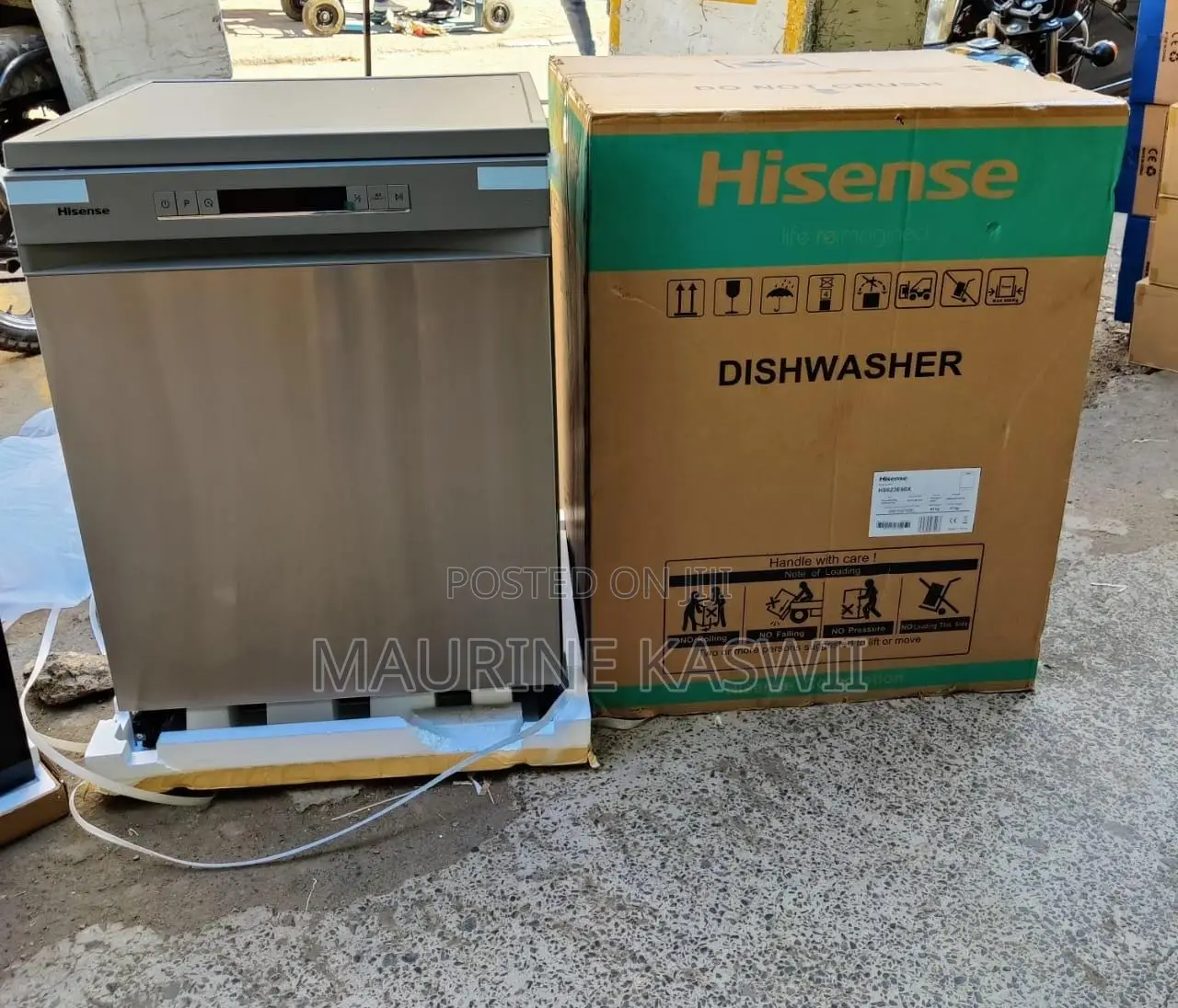 Hisense 13 Place Dish Washer Hs622e90g( Grey
