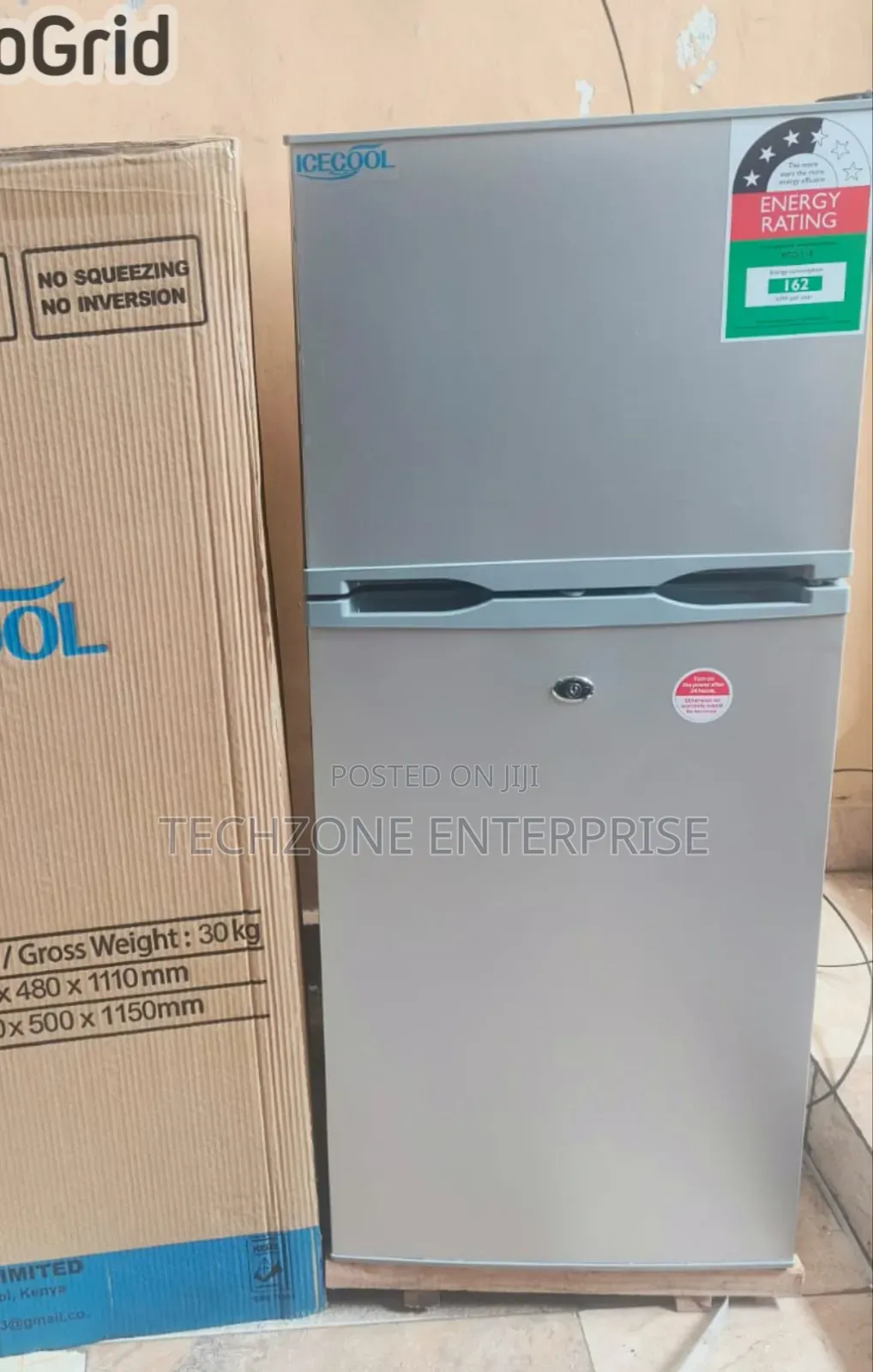 Ice Cool 118 Liters BCD-118 Double Door Fridge Warranty