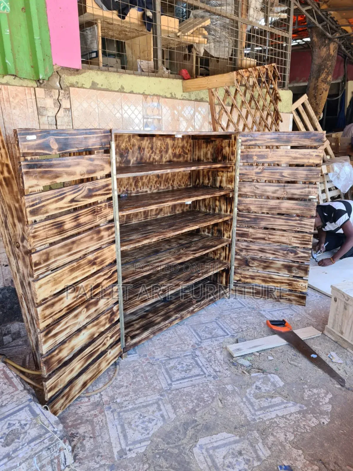 Pallet Shoe Rack