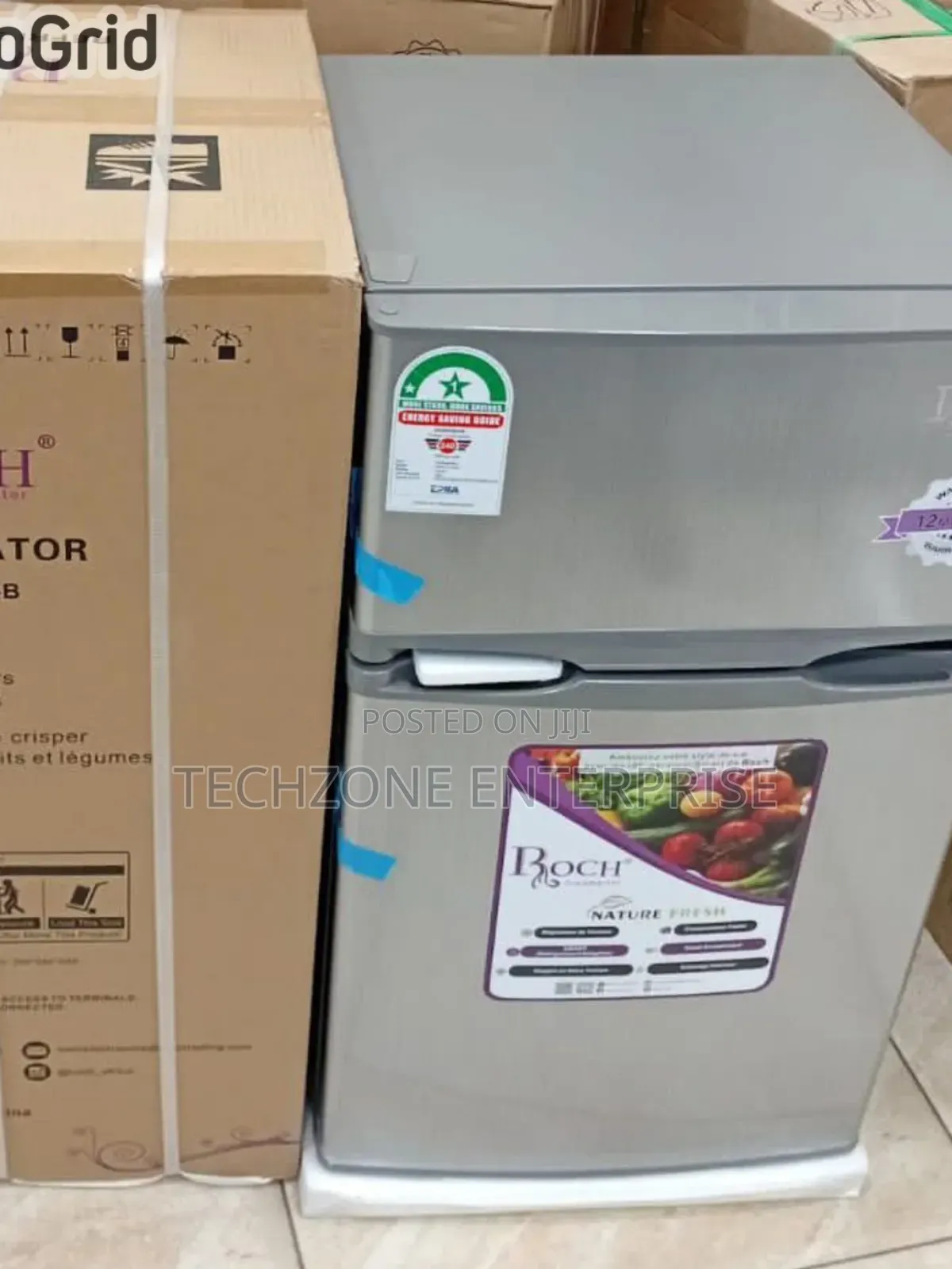 Roch RFR-110d-B 85l Double Door Fridge With Low Noise 