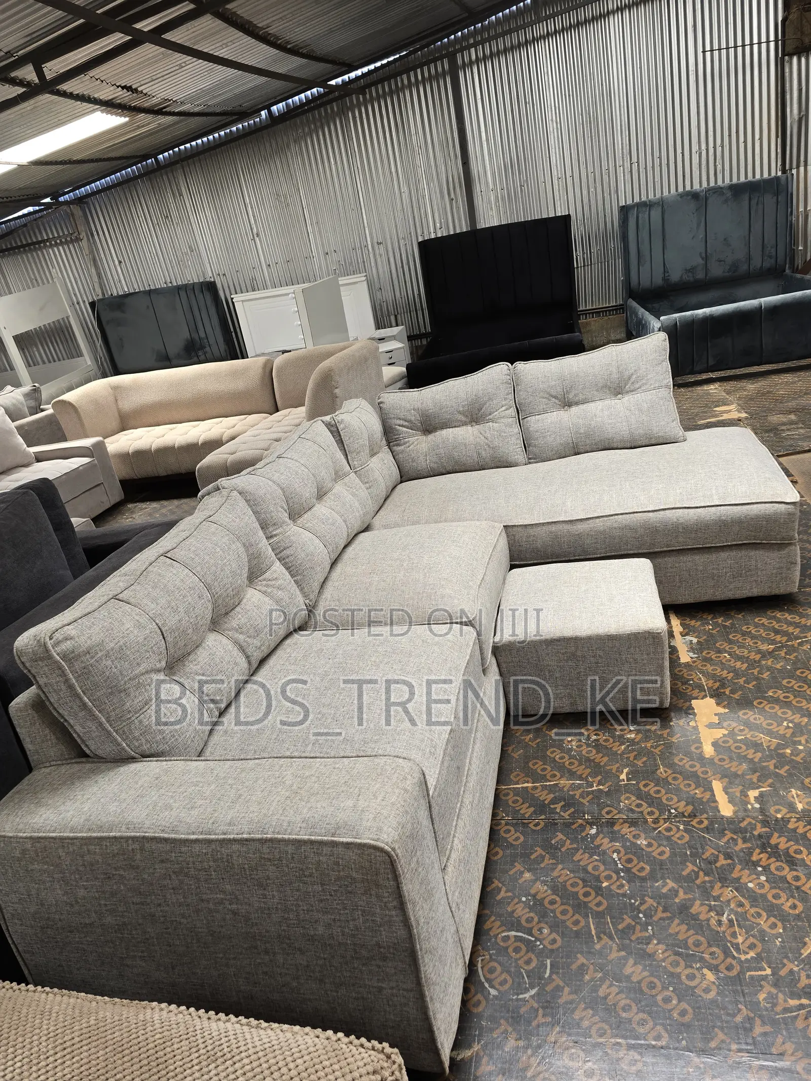 Modern Classic 6 Seater L Sofa
