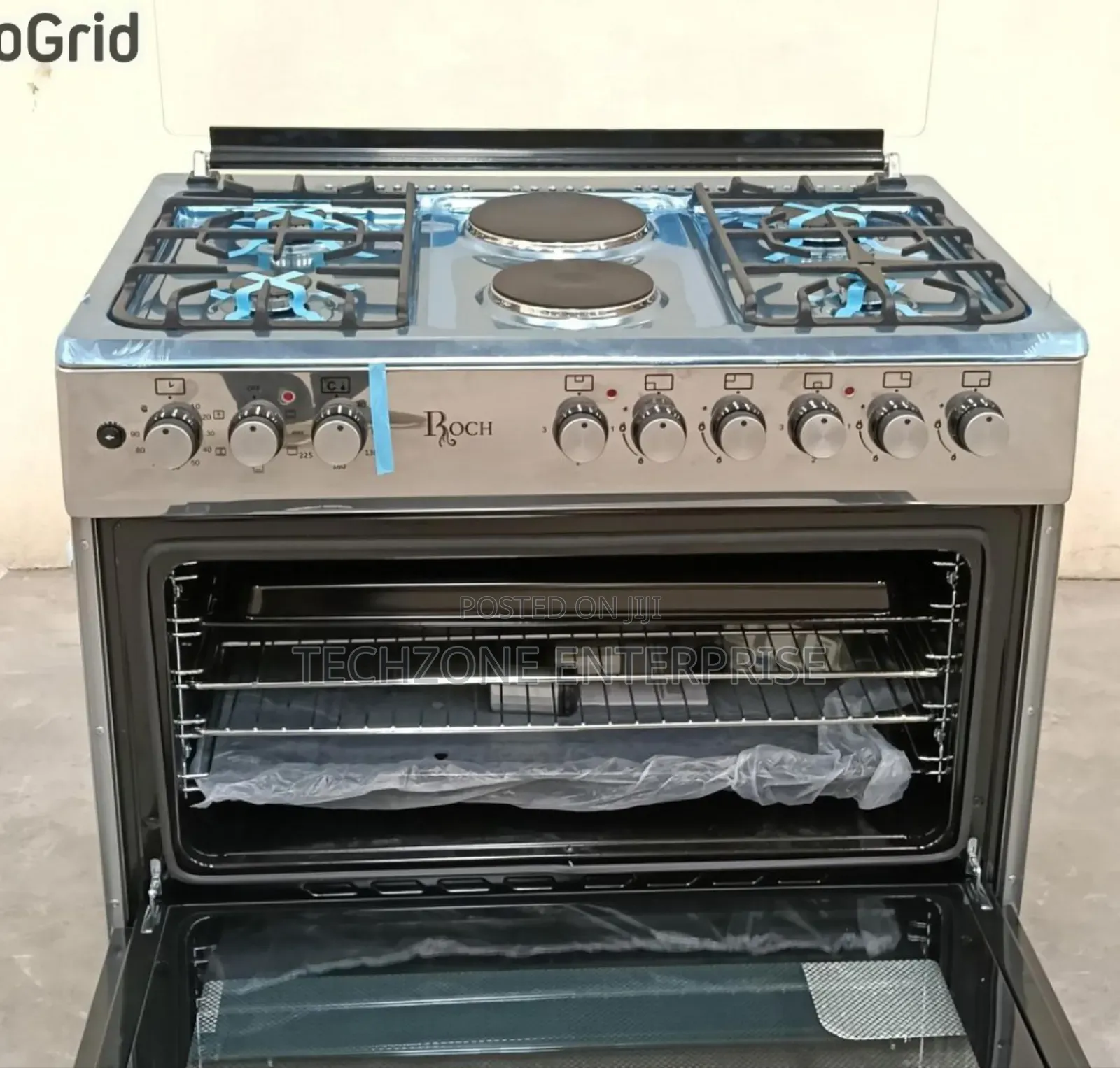 Roch (Reck-9042-Ss) 90x60cm, 4g+2e Cooker Electric Oven 