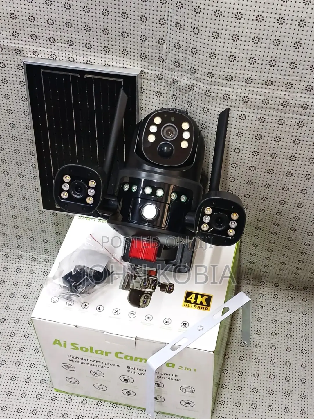Dual Lens 4g Solar PTZ Ai Camera – Ultra Hd