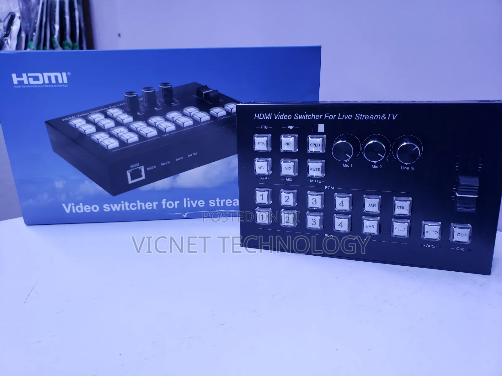 Hdmi Video Switcher for Live Stream and Tv