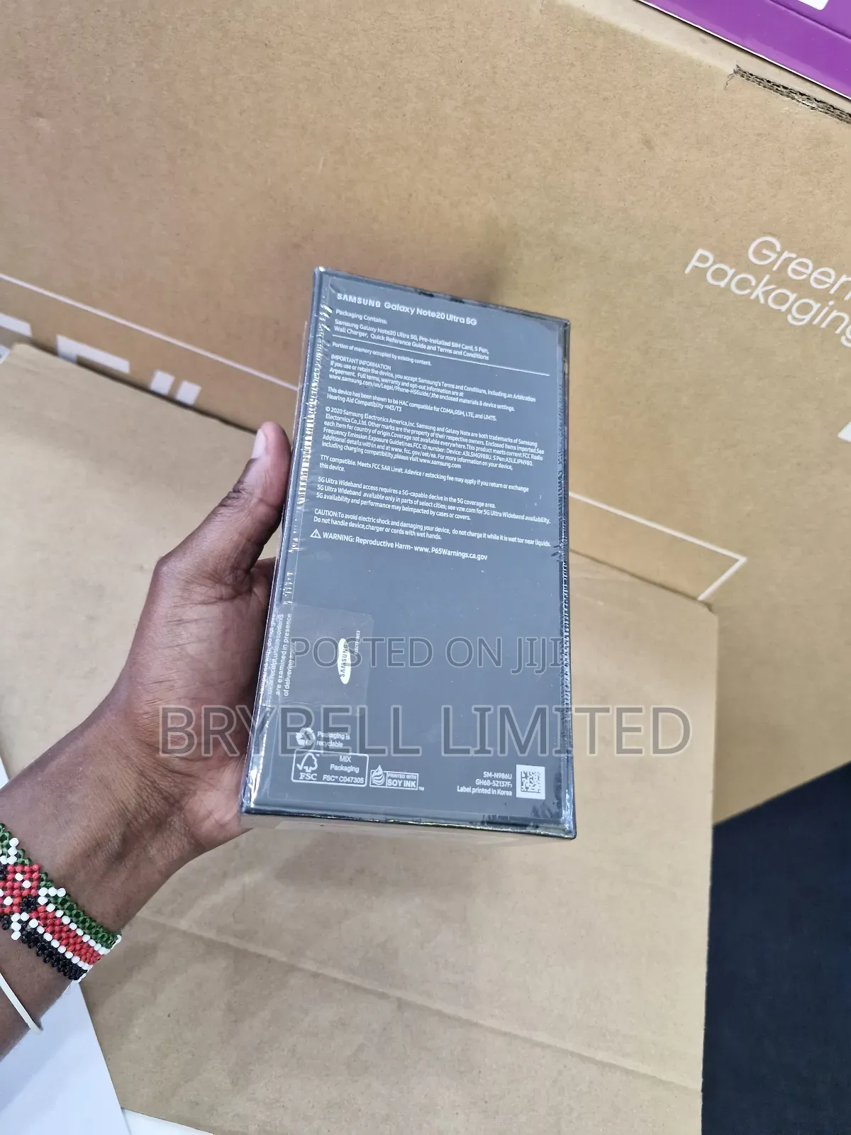 New Samsung Galaxy Note 20 Ultra 5G 128 GB Black