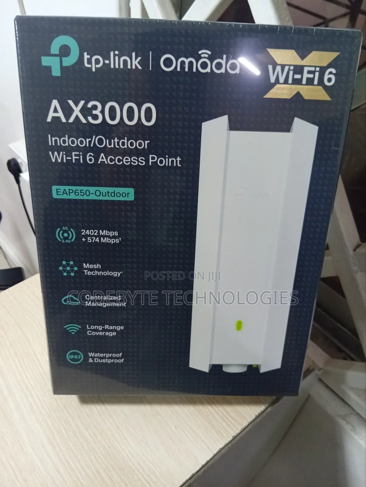 Tp Link Eap650 Access Point Ax3000 Indoor/Outdoor Wifi 6