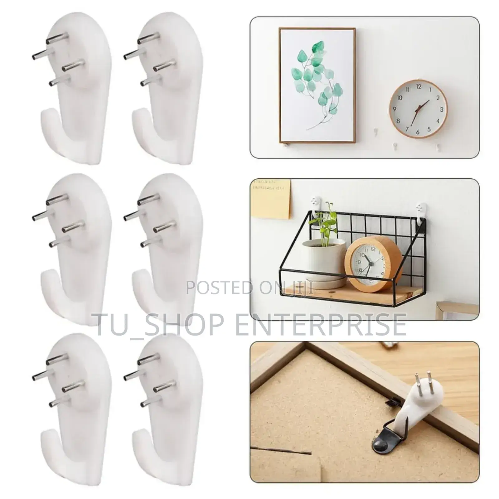 Hard Plastic 4-Pin Seamless Nail