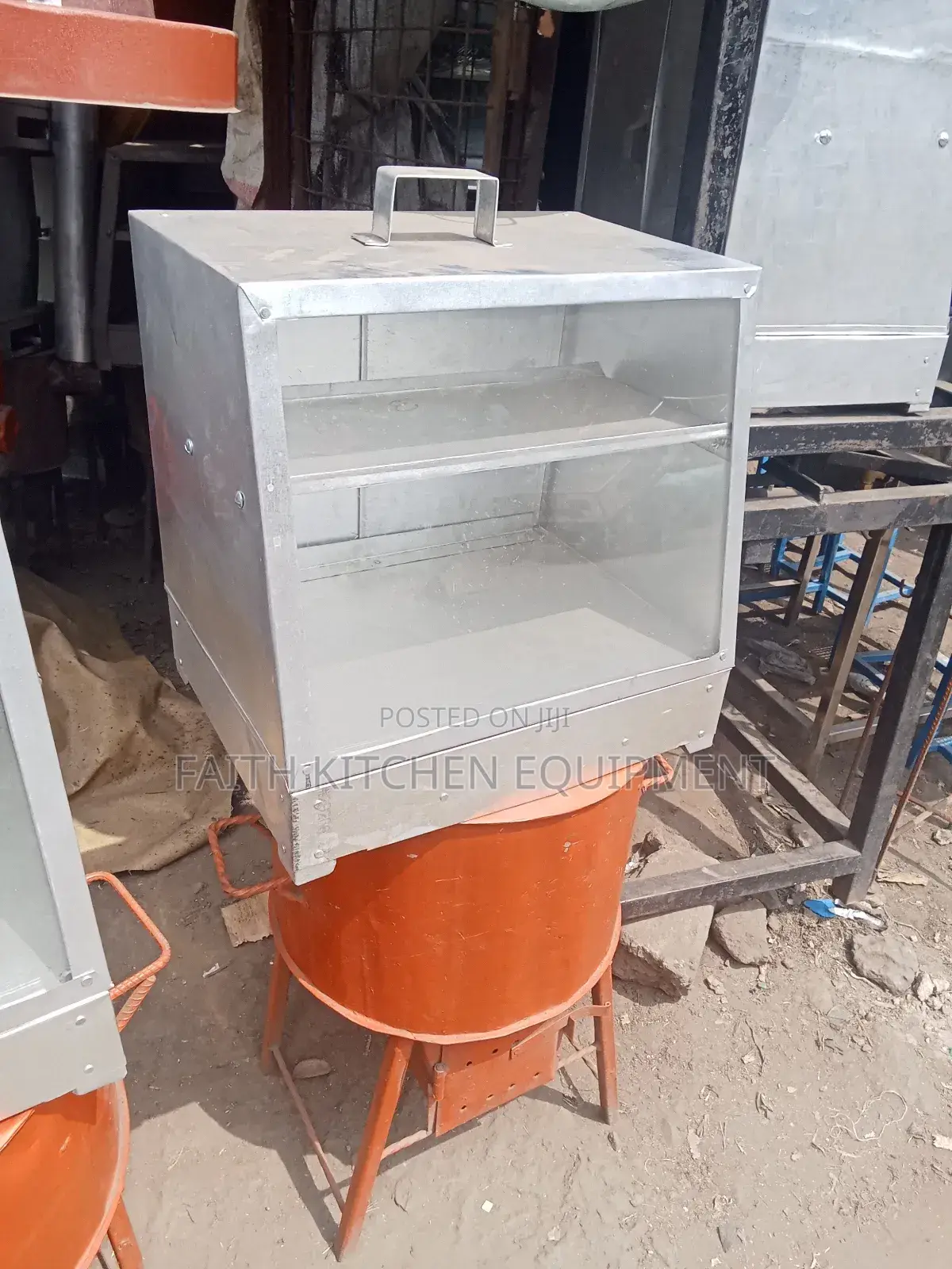 Charcoal Display Warmer