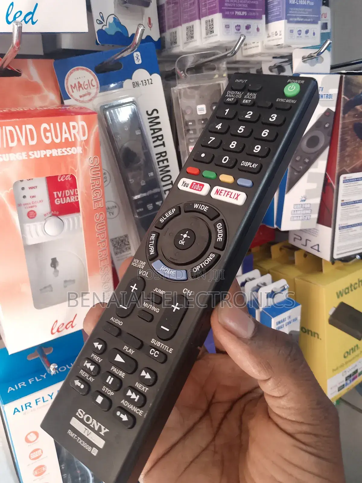 Sony Smart Remote , You Tube, Netflix