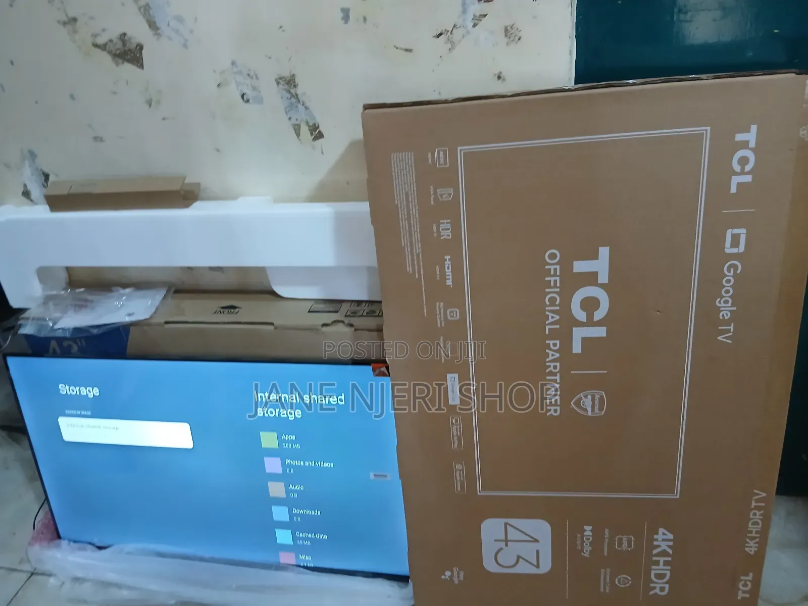 New 43 Iches TCL Quality Tv