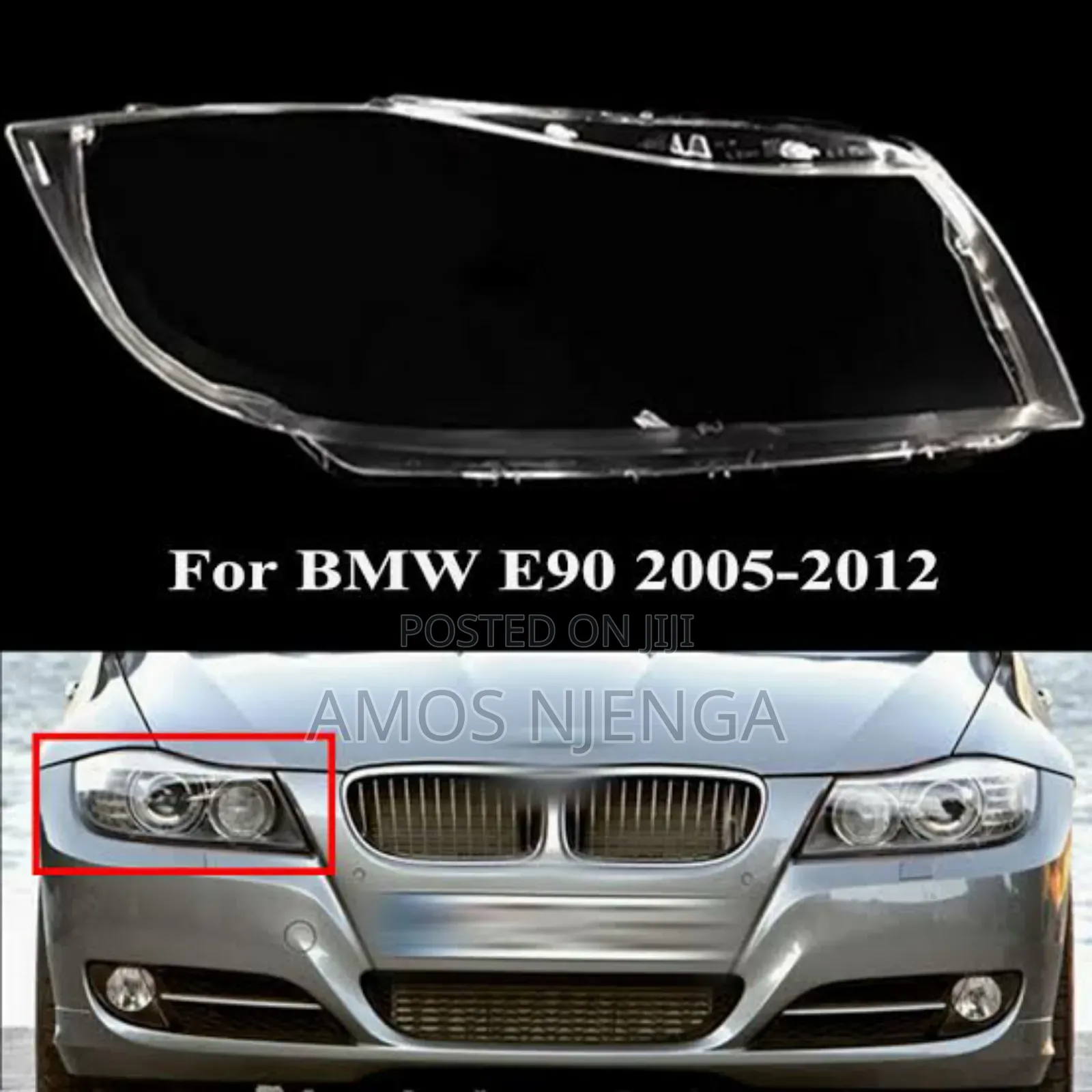 BMW E90 Headlight Lens