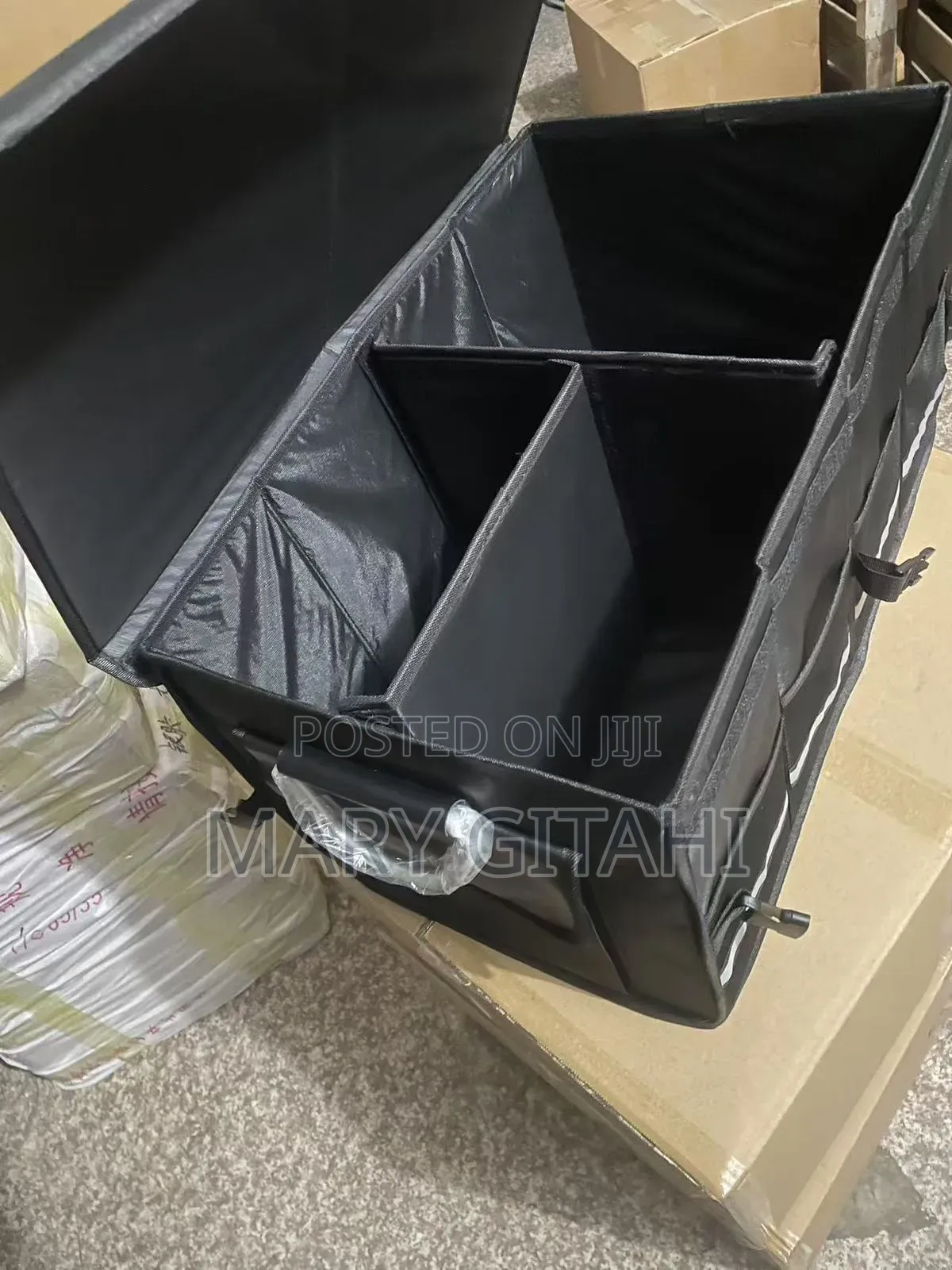 60cmfoldable Premium Heavy Duty Car Trunk Boot Organizer*