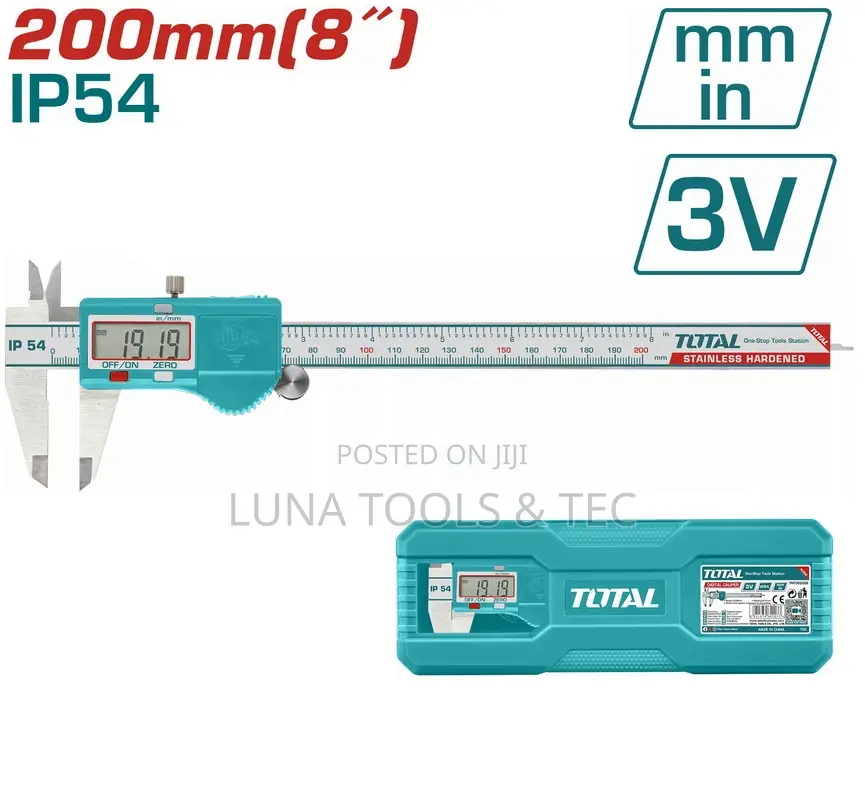 Total Tmt322006 Digital Caliper Range:0-200mm