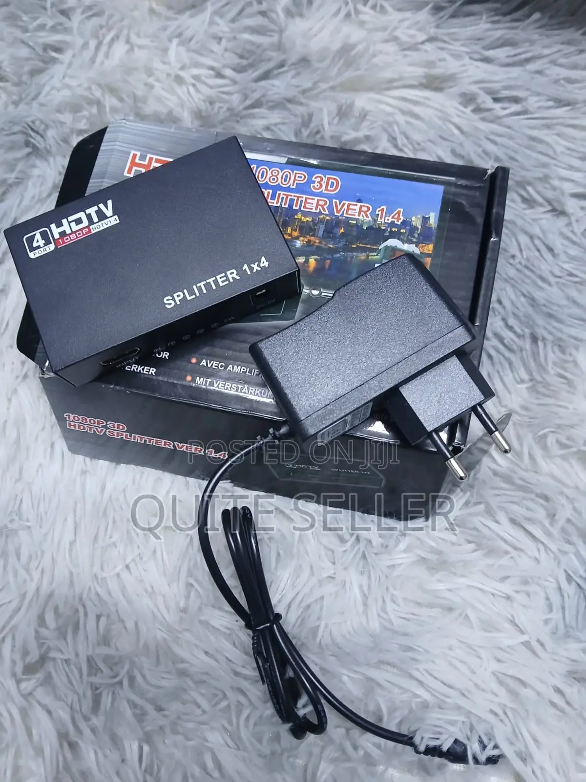1x4 Hdmi Splitter Adapter – One Source to Four Displays