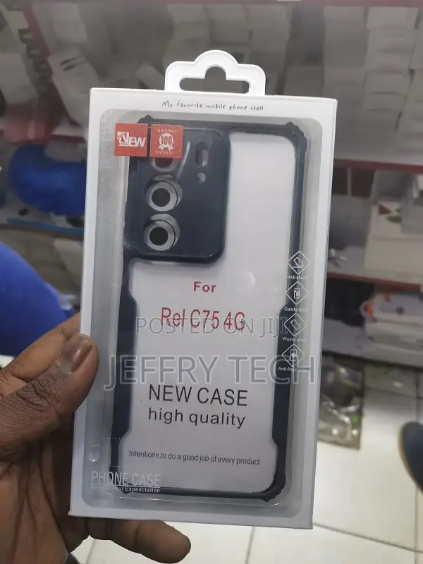 Realme C75 Back Cover Transparent Premium Quality Phone Case