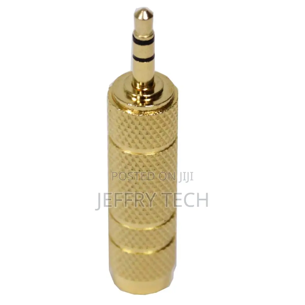 Audio Adapter 6.3mm Stereo TRS Jack-Female-to-Male 3.5mm
