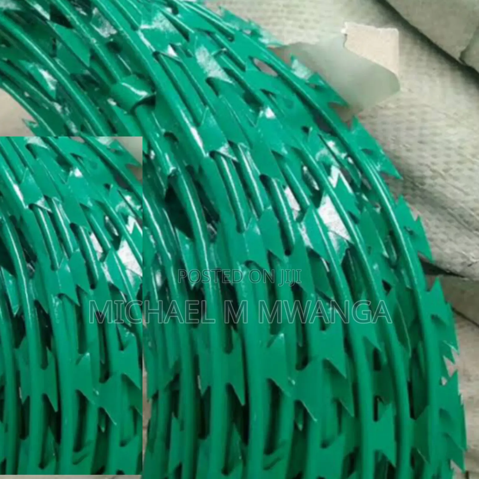 Durable Fencing PVC Razor Wire.