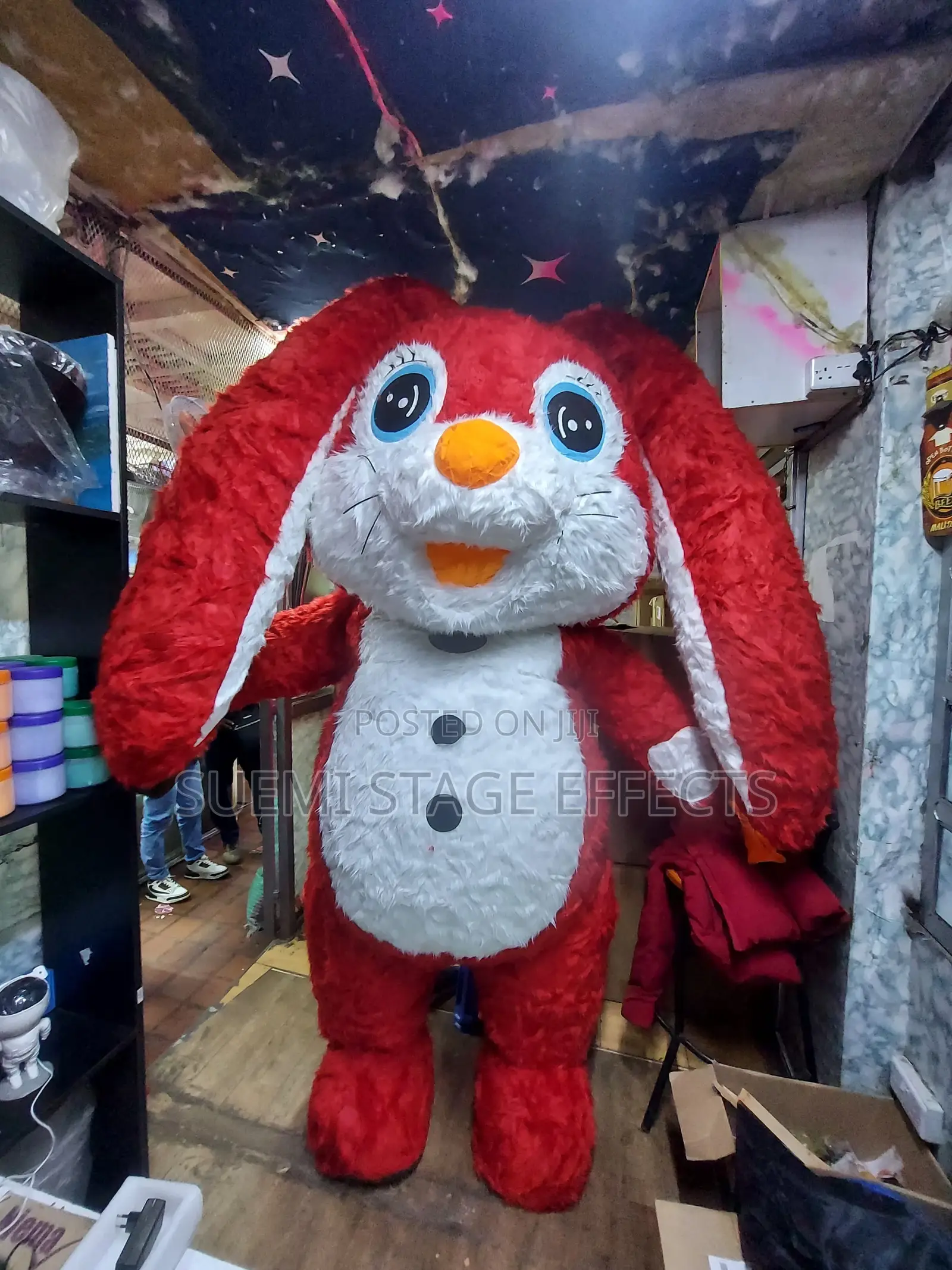 Fun Bunny Mascot for Parties Promotions