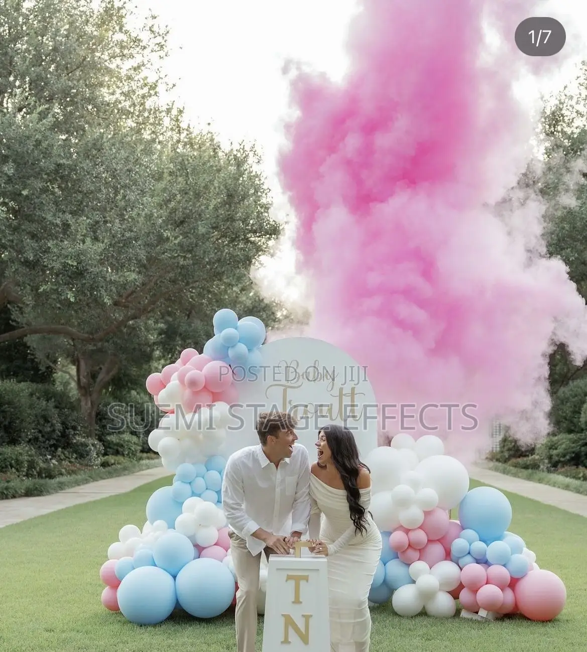 Gender Reveal Blow Up Colors – Boy or Girl Powder/Smoke
