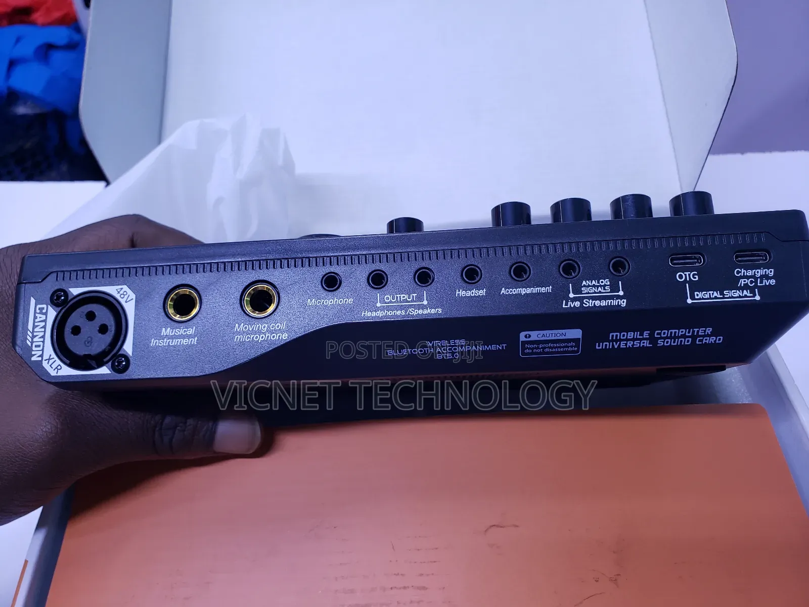 Mobile Digital Sound Mixer With XLR