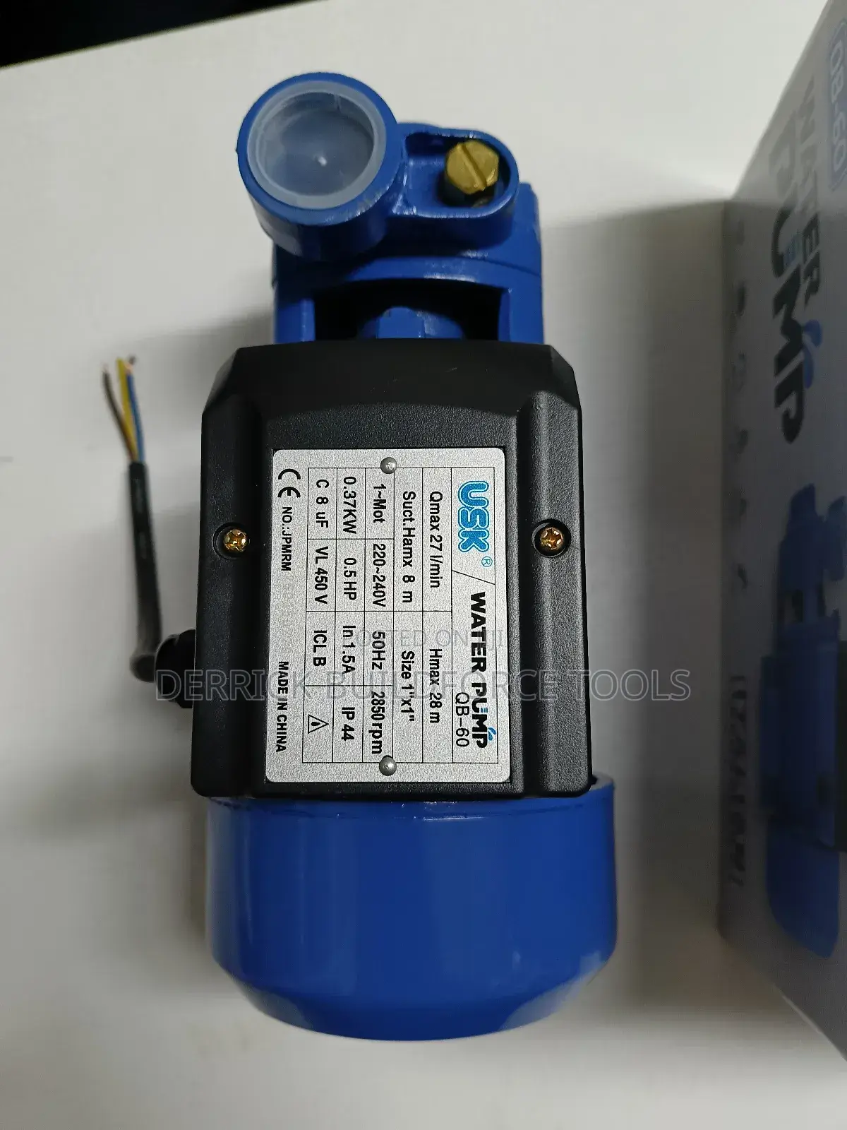 Usk Booster Water Pump 0.5hp 0.37kw"