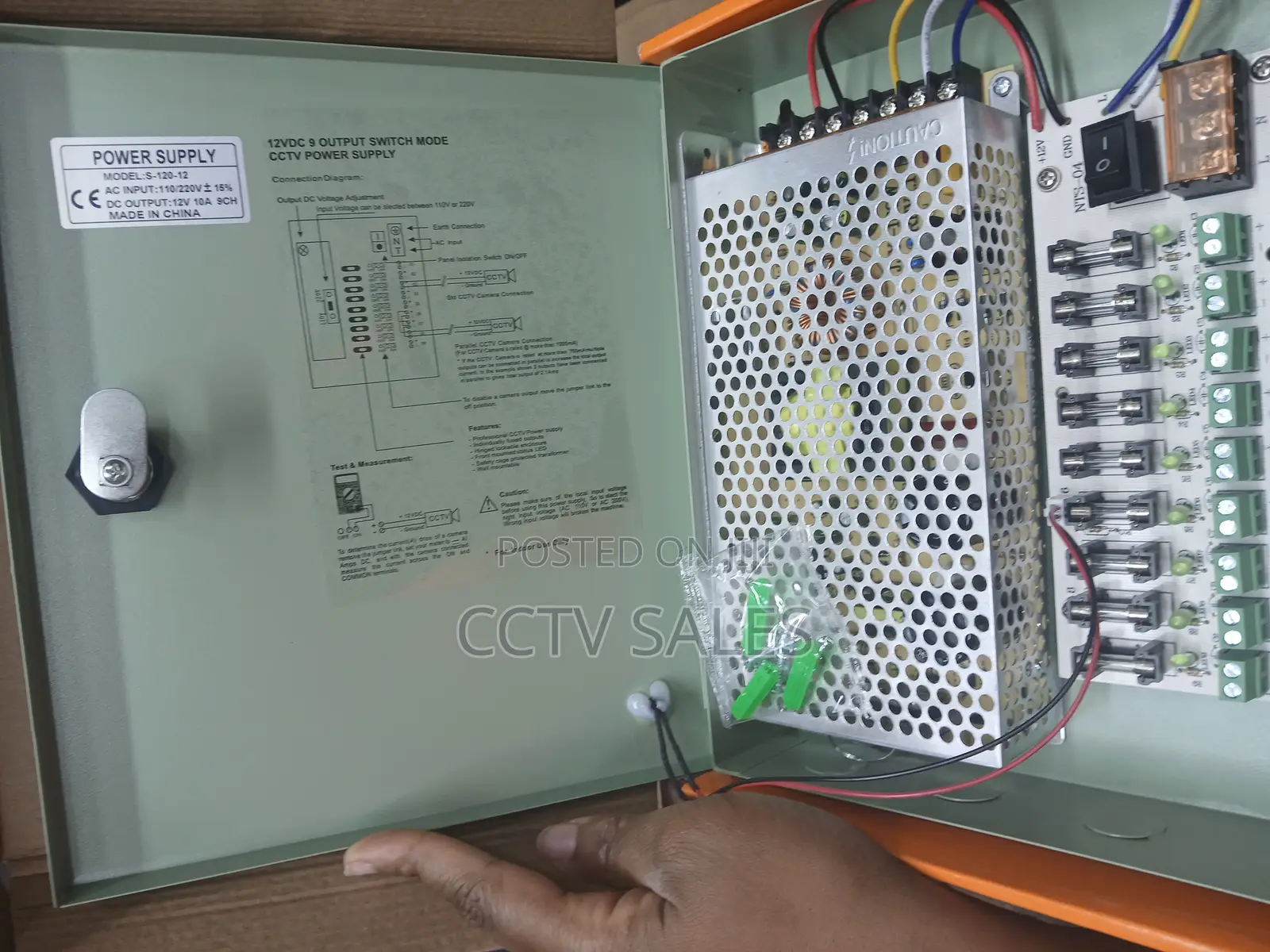 12v 10a Fused Closed Power Supply