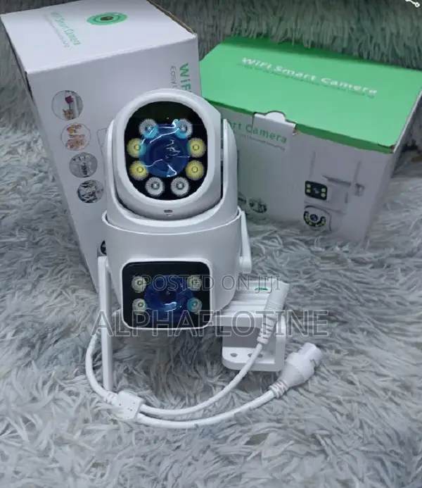 ICSEE AC Powered Camera Wifi Dual Lens PTZ 4mp-Camera CCTV