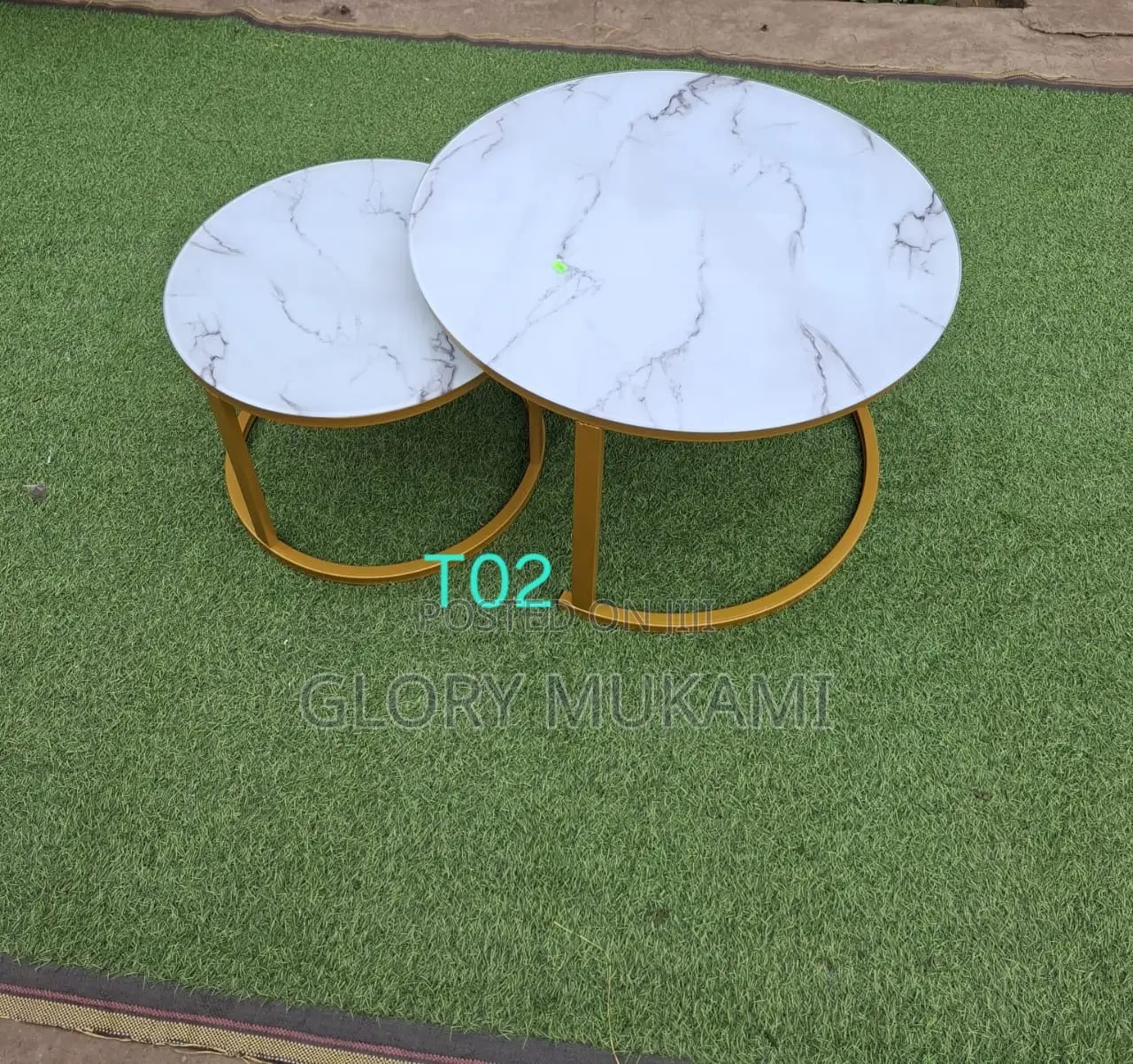 Round 2pcs Coffee Tables
