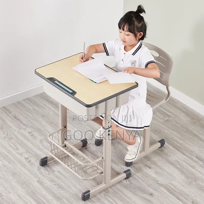 School Desk; Modern Design School Desk and Chairs